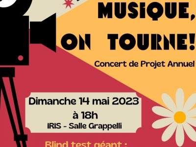 Concert de Projet Annuel "Musique, on tourne!"