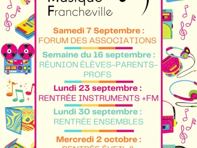 DATES DE RENTRÉE 2024